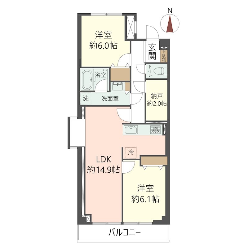 物件の間取り画像