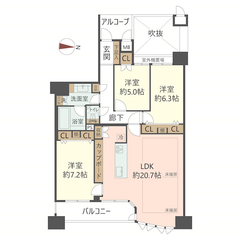 物件の間取り画像