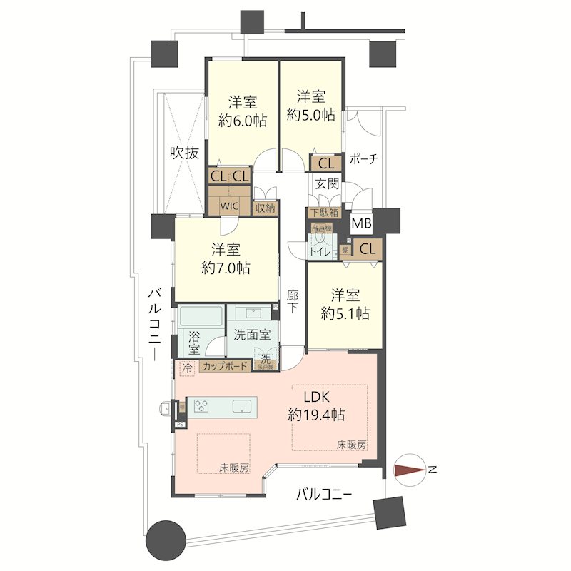 物件の間取り画像