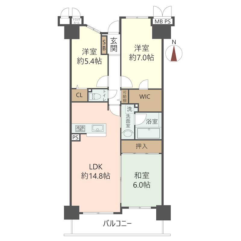 物件の間取り画像