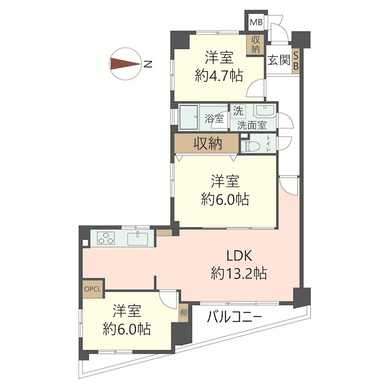 物件の間取り画像