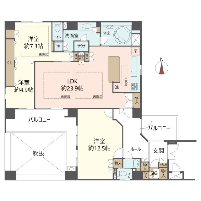 物件の間取り画像