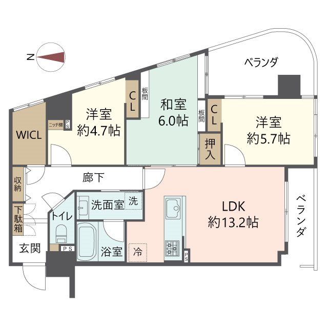 物件の間取り画像