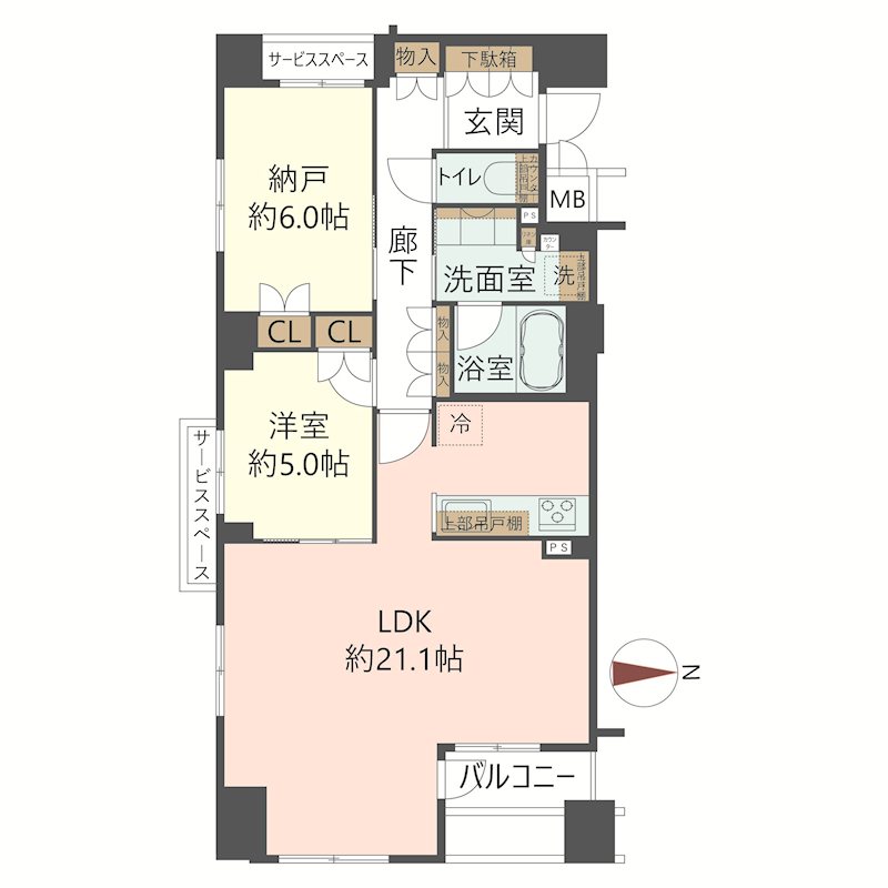 物件の間取り画像