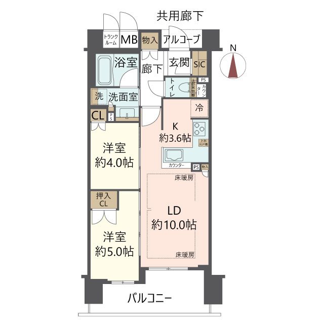 物件の間取り画像