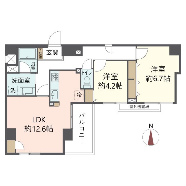 物件の間取り画像