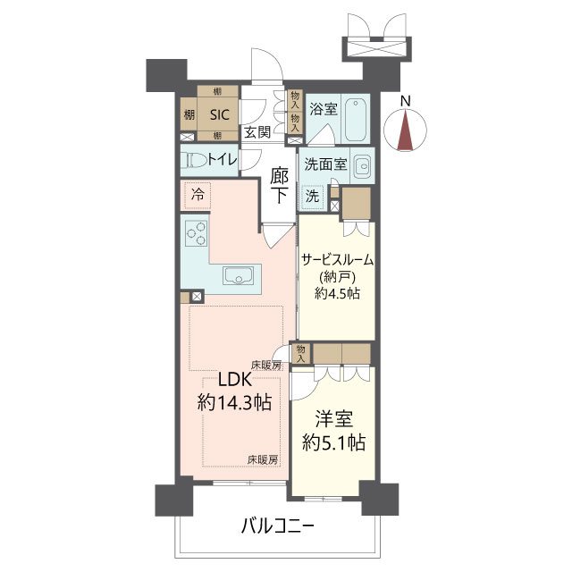 物件の間取り画像