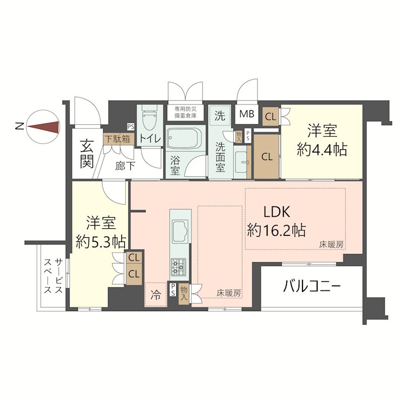 物件の間取り画像