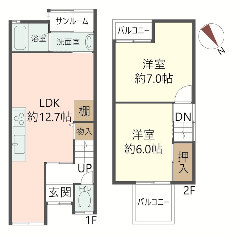 物件の間取り画像