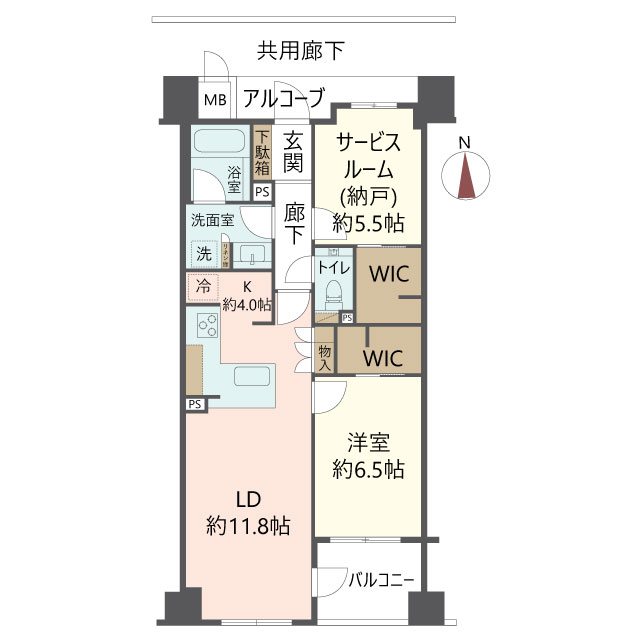 物件の間取り画像