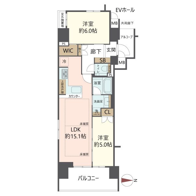 物件の間取り画像