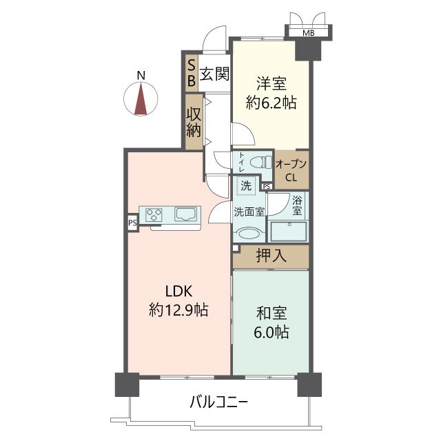 物件の間取り画像