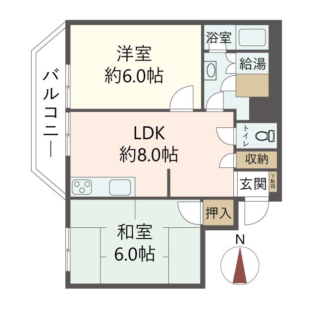 物件の間取り画像