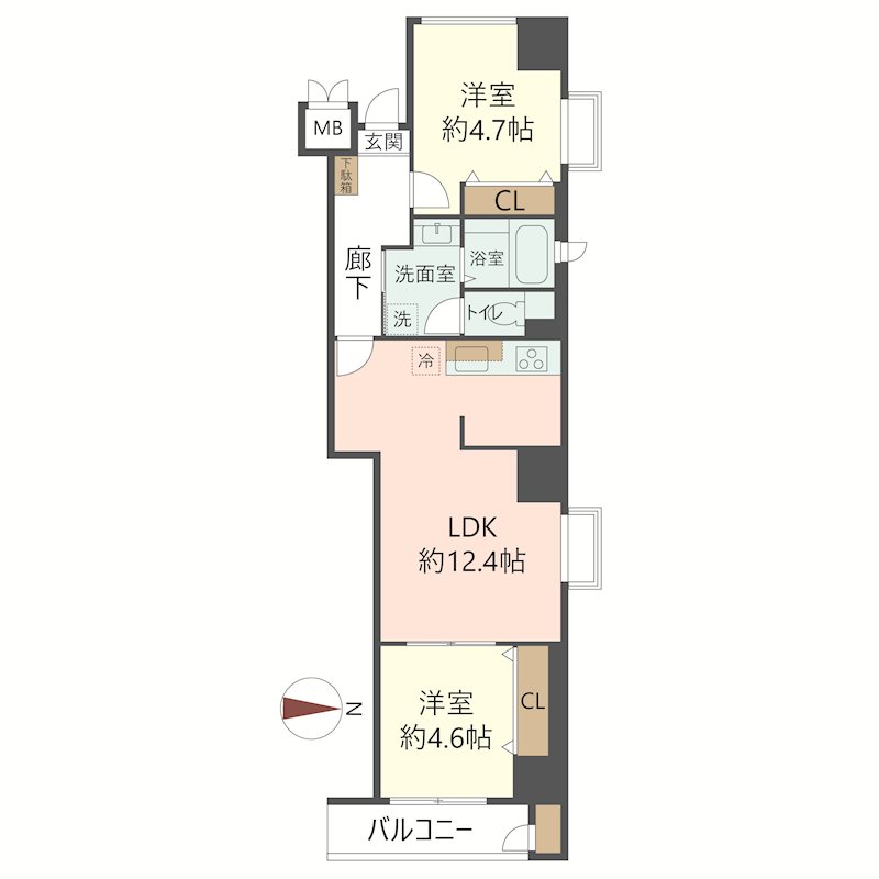 物件の間取り画像
