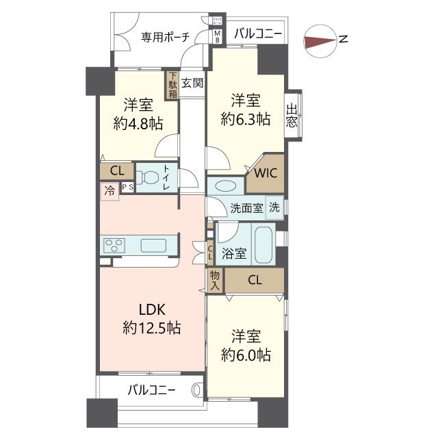 物件の間取り画像