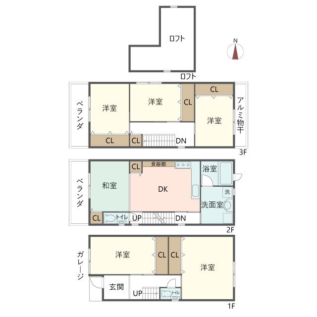 物件の間取り画像