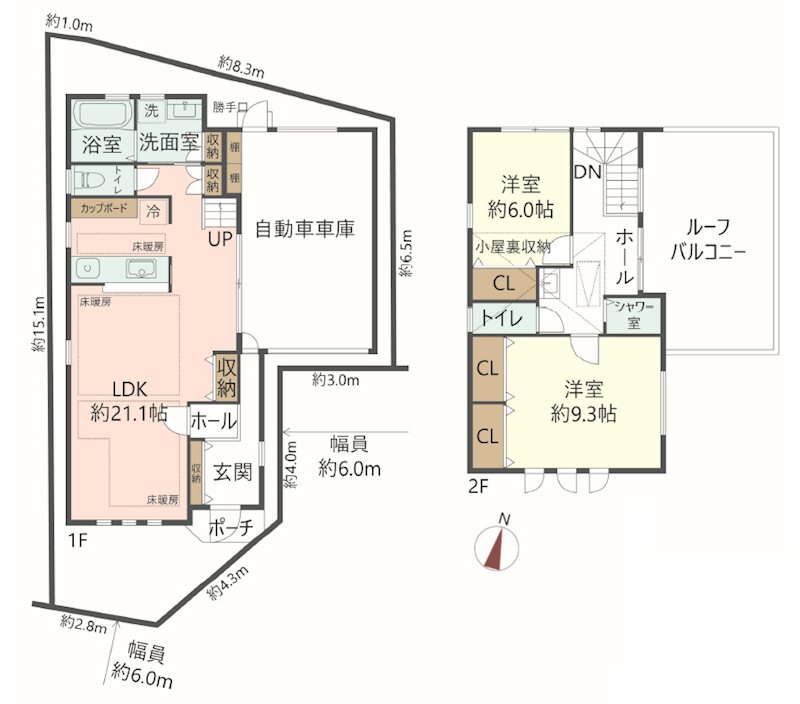 物件の間取り画像