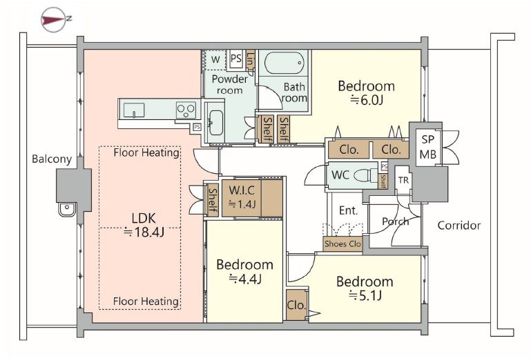 物件の間取り画像