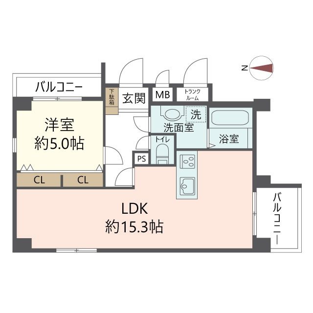 物件の間取り画像