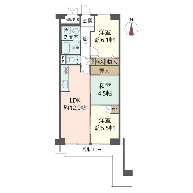 物件の間取り画像