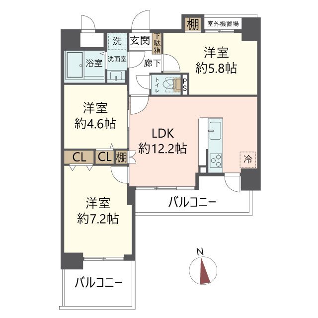 物件の間取り画像