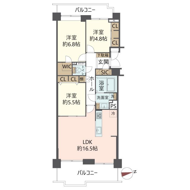 物件の間取り画像