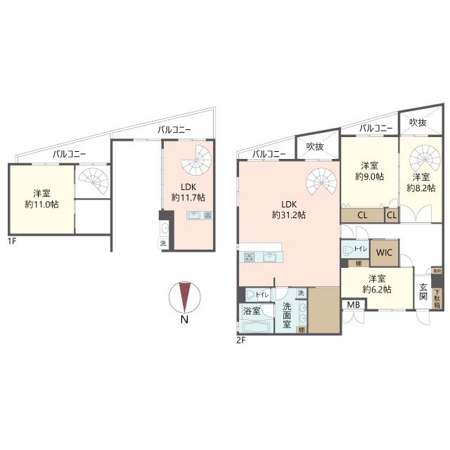 物件の間取り画像