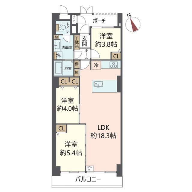 物件の間取り画像