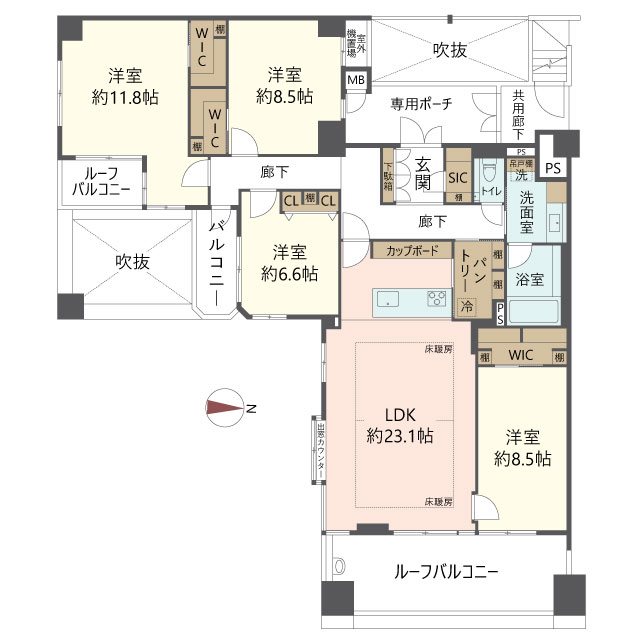 物件の間取り画像