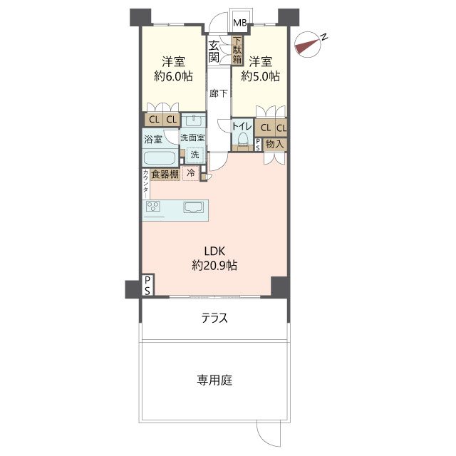 物件の間取り画像