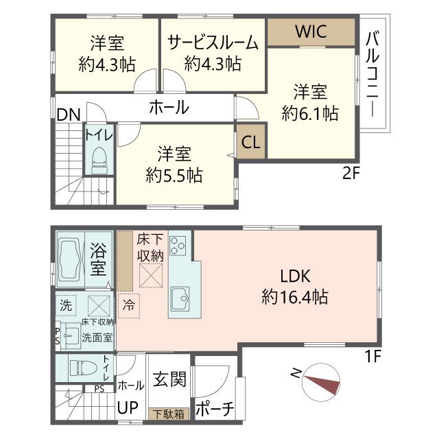 物件の間取り画像