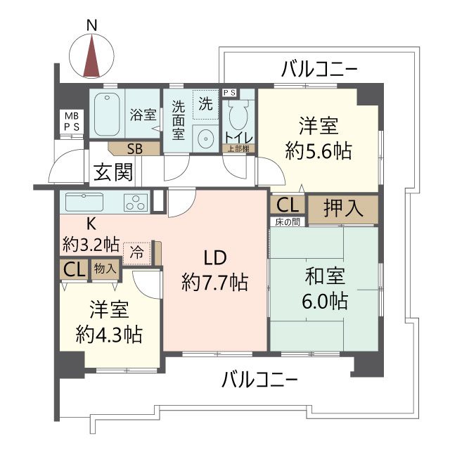 物件の間取り画像