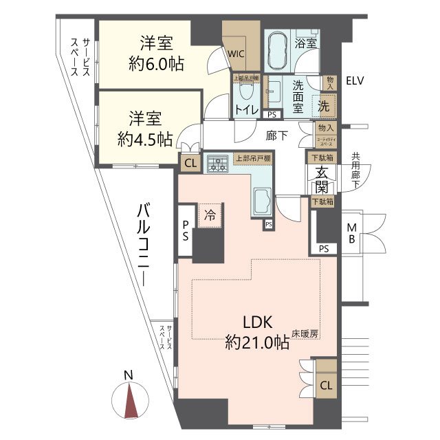 物件の間取り画像