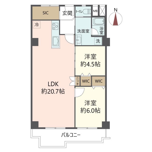 物件の間取り画像