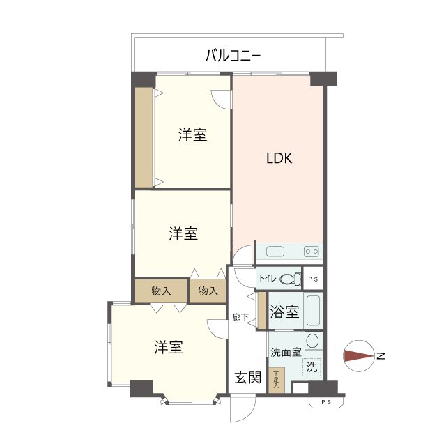 物件の間取り画像