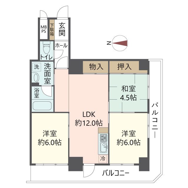 物件の間取り画像