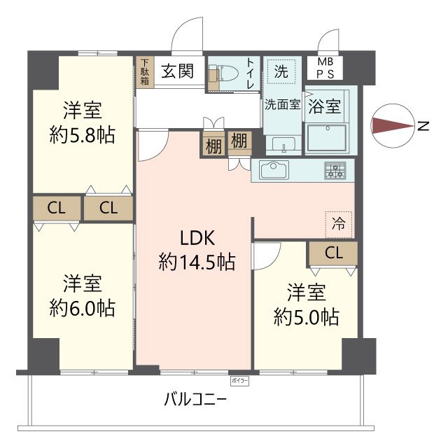 物件の間取り画像