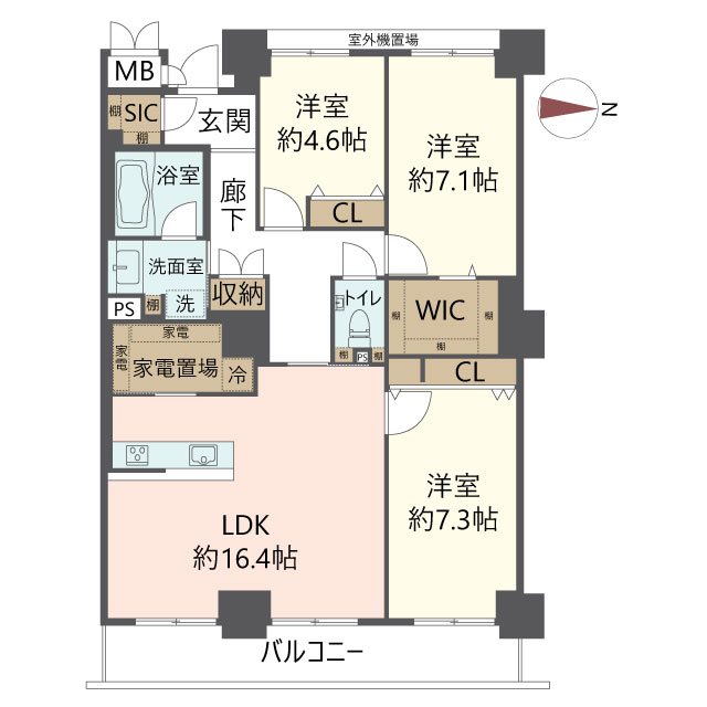 物件の間取り画像