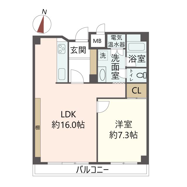 物件の間取り画像