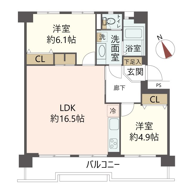 物件の間取り画像