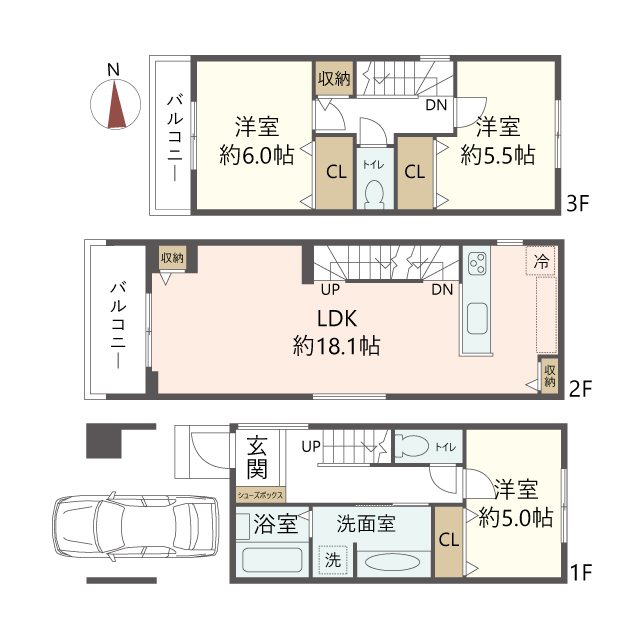 物件の間取り画像