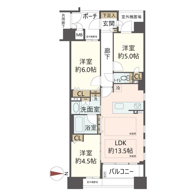 物件の間取り画像