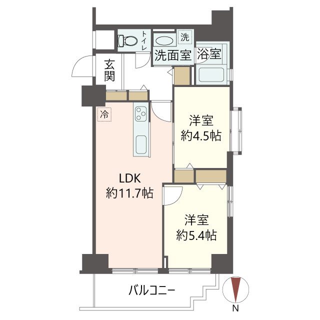 物件の間取り画像
