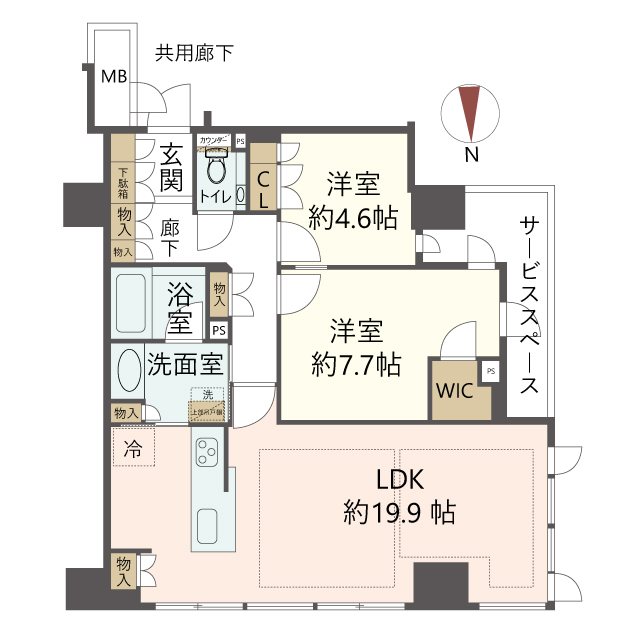 物件の間取り画像