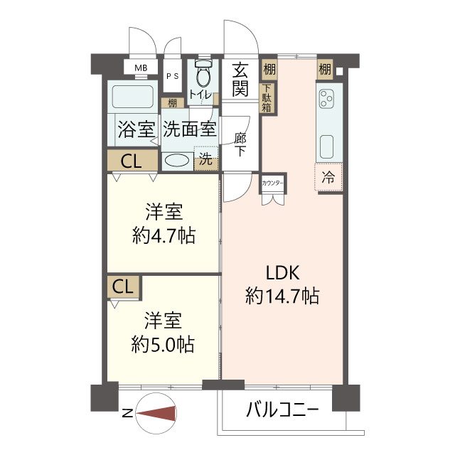 物件の間取り画像