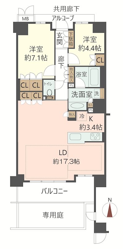 物件の間取り画像