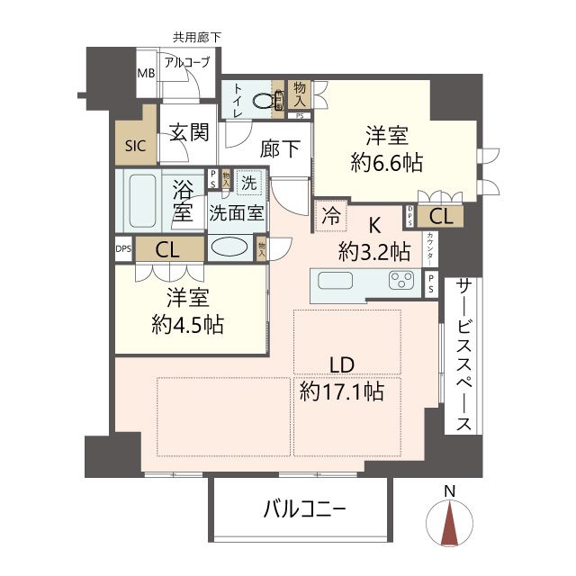 物件の間取り画像