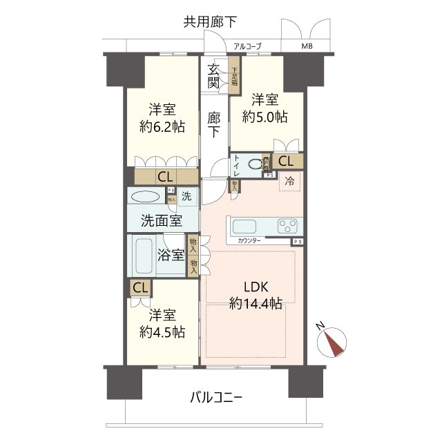 物件の間取り画像