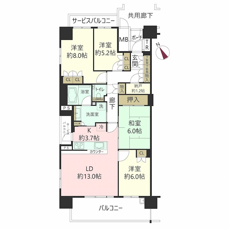物件の間取り画像