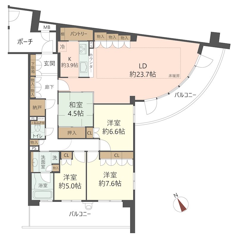 物件の間取り画像